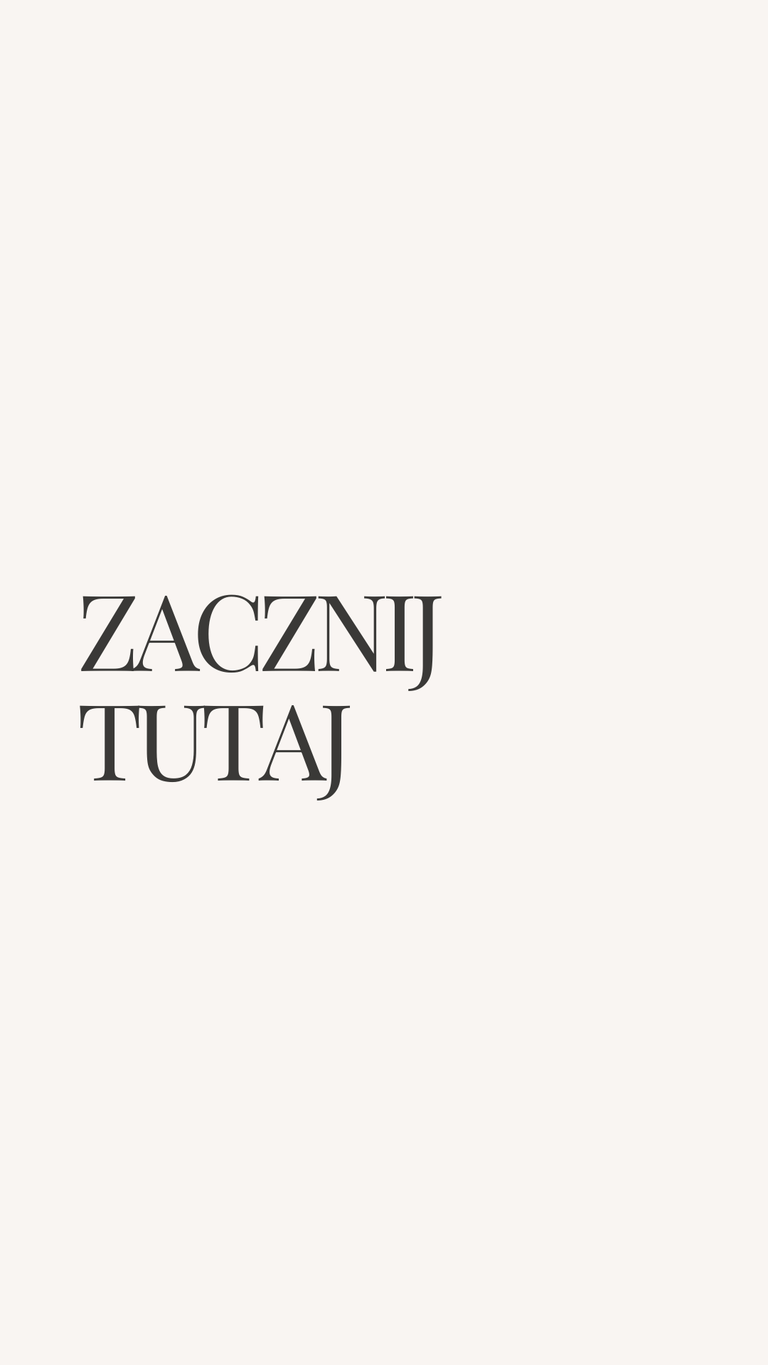 zacznij tutaj